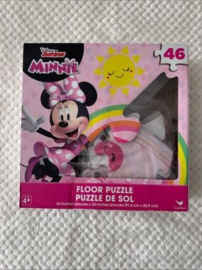 🧩🆕Disney Junior Minnie Mouse 46-Piece Giant Floor Puzzle 🩷